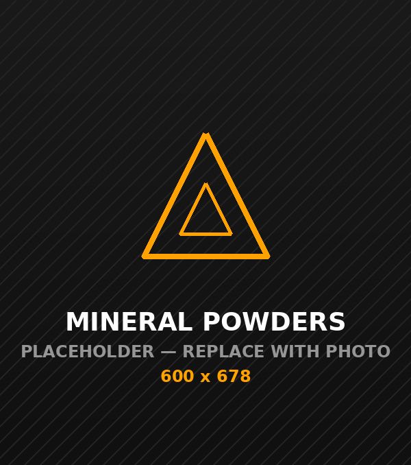 Mineral powders for electrode coatings and fluxes